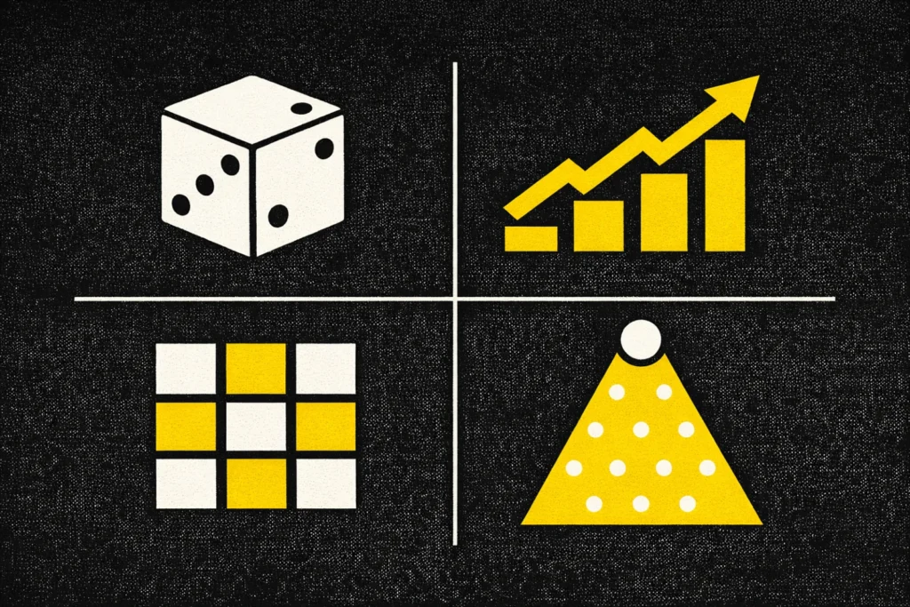 Quatre jeux natifs sur casino en ligne crypto : dice, crash, mines et plinko