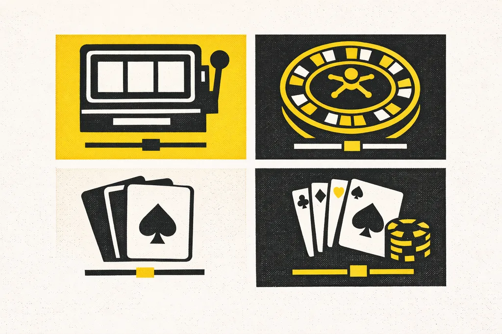 Comparatif des RTP moyens par catégorie de jeu de casino en ligne